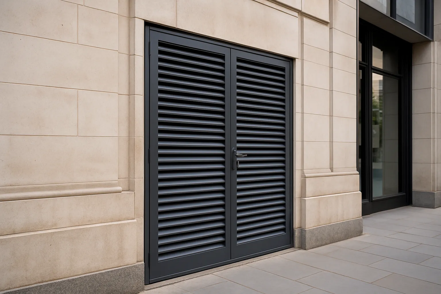 double  louvred  doors - professional louvred doors available in Hull from UK manufacturers